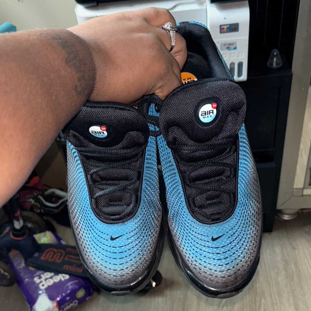 Nike Kids Blue and Black Sneakers